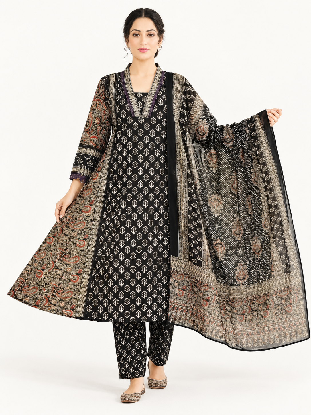 Sharifa anarkali 2 PCS