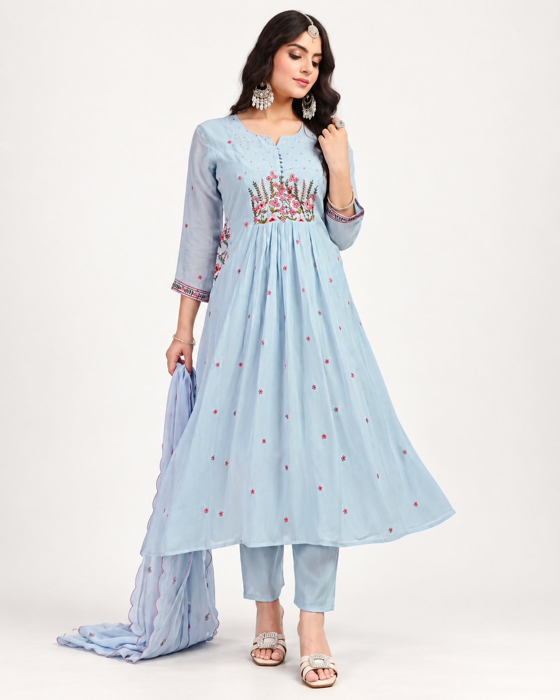 Mal Chanderi 3 PCS